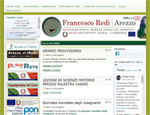 Tablet Screenshot of liceorediarezzo.it